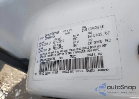 2001 Dodge Dakota Slt/Sport from USA, damaged, VIN 1B7GL2AN11S140396